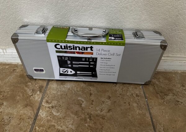 Cuisinart 14 Piece Deluxe Grilling Tool Set with Aluminum Case - Image 12