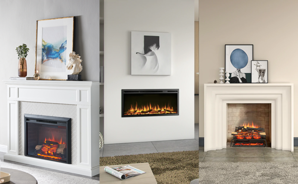 LegendFlame 23" W Free Standing Electric Fireplace Log Set, Fireplace Insert, Heater 750W/1500W - Image 8