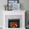 LegendFlame 23" W Free Standing Electric Fireplace Log Set, Fireplace Insert, Heater 750W/1500W - Image 6