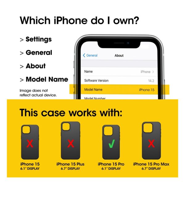OtterBox Vue+ Series Case for MagSafe for Apple iPhone 15 Pro - Clear - Image 2