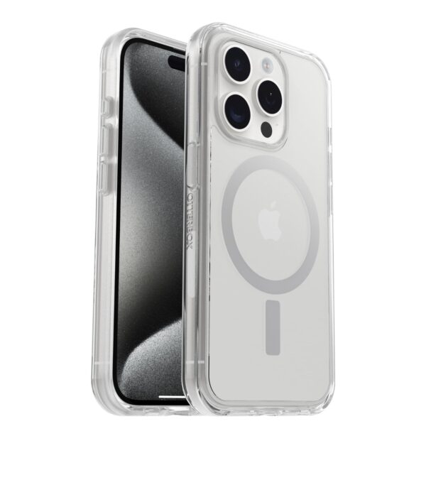 OtterBox Vue+ Series Case for MagSafe for Apple iPhone 15 Pro - Clear - Image 4