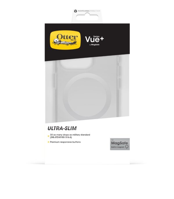 OtterBox Vue+ Series Case for MagSafe for Apple iPhone 15 Pro - Clear - Image 5