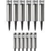Mainstays Solar Powered Stainless Steel Bollard Landscape Path Light, 10 Lumens (12 Count) - Image 2