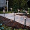 Mainstays Solar Powered Black Square LED Landscape Pathway Light with Plastic Lens,8 Lumens (12 Count) - Image 2