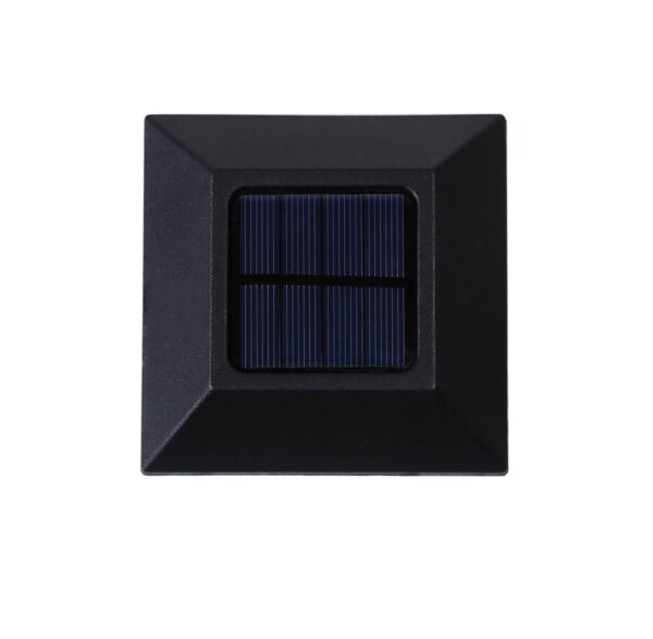 Mainstays Solar Powered Black Square LED Landscape Pathway Light with Plastic Lens,8 Lumens (12 Count) - Image 3