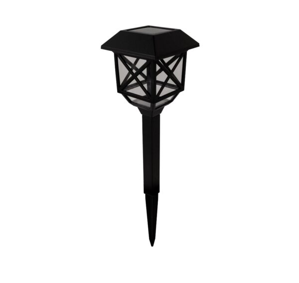 Mainstays Solar Powered Black Square LED Landscape Pathway Light with Plastic Lens,8 Lumens (12 Count) - Image 9