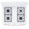GE 30-in 4 Burners 4.8-cu ft Freestanding Natural Gas Range (White) - Image 6