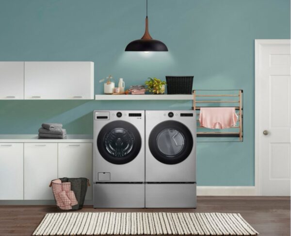 LG Universal Laundry Pedestal (Graphite Steel) with Storage Drawer - Image 8