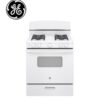 GE 30-in 4 Burners 4.8-cu ft Freestanding Natural Gas Range (White)