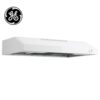 GE 30-in 200-CFM Convertible White Under Cabinet Range Hoods Undercabinet Mount