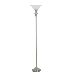 Better Homes & Gardens 71" Brushed Steel Finish Floor Lamp
