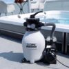 CIPU 12inch Sand Filter Pump System Handy 4-Way Valve for Above Ground Swimming Pools with Prefilter - Image 4