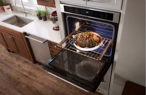 KitchenAid 30-in Double Electric Wall Oven Single-fan European Element Self-cleaning Stainless Steel - Image 9