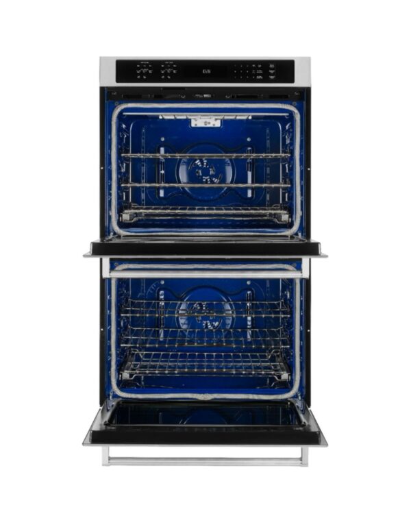 KitchenAid 30-in Double Electric Wall Oven Single-fan European Element Self-cleaning Stainless Steel - Image 3