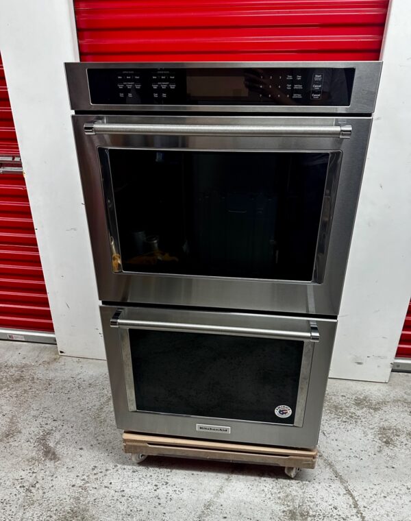 KitchenAid 30-in Double Electric Wall Oven Single-fan European Element Self-cleaning Stainless Steel - Image 10
