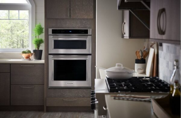 KitchenAid 30-in Self-cleaning Convection Microwave Wall Oven Combo (Stainless Steel) - Image 5