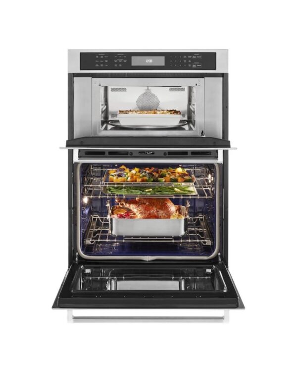 KitchenAid 30-in Self-cleaning Convection Microwave Wall Oven Combo (Stainless Steel) - Image 7