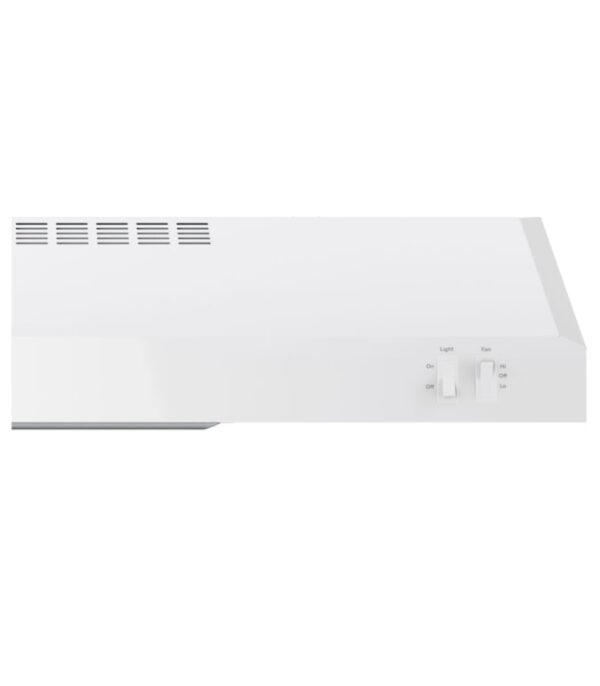 GE 30-in 200-CFM Convertible White Under Cabinet Range Hoods Undercabinet Mount - Image 4