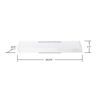 GE 30-in 200-CFM Convertible White Under Cabinet Range Hoods Undercabinet Mount - Image 7
