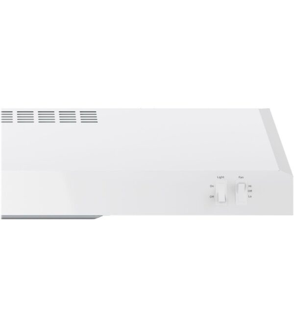 GE 30-in 200-CFM Convertible White Under Cabinet Range Hoods Undercabinet Mount - Image 9