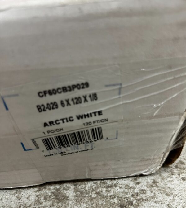 Flexco Arctic White 0.125-in T x 6-in W x 1440-in L Vinyl Wall Base - Image 7