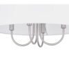 Progress Lighting Evanna 4-Light Brushed Nickel Transitional Dry rated Chandelier - Image 4