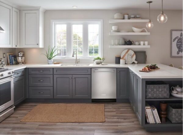 KitchenAid FREEFLEX With Third Rack Top Control 24-in Built-In Dishwasher  (Stainless Steel) - Image 4