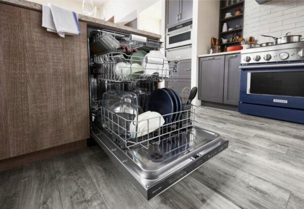 KitchenAid FREEFLEX With Third Rack Top Control 24-in Built-In Dishwasher  (Stainless Steel) - Image 9