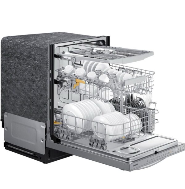 Samsung AutoRelease 24-in Top Control Smart Built-In Dishwasher With Third Rack (Stainless steel) - Image 6