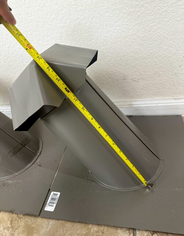 Roof jack with vent cap 15 W x 15 Dx 15 H - Image 7