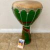 World traveler collection Vintage Tunisie Ceramic Darbuka Hand Made and painted with goatskin head - Image 4