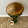 World traveler collection Vintage Tunisie Ceramic Darbuka Hand Made and painted with goatskin head - Image 5