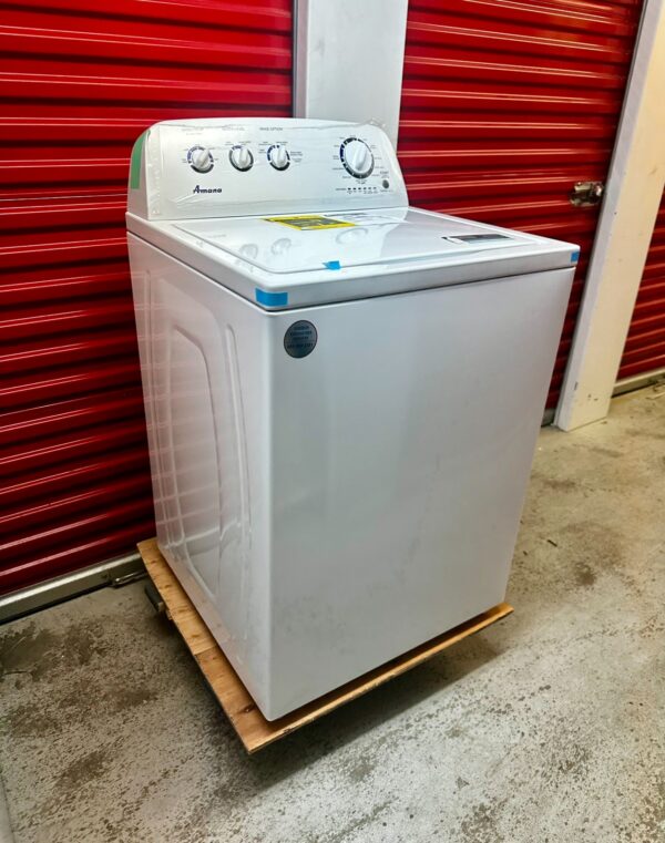 Amana 3.8-cu ft High Efficiency Agitator Top-Load Washer (White) - Image 12