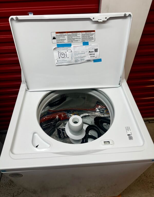 Amana 3.8-cu ft High Efficiency Agitator Top-Load Washer (White) - Image 11