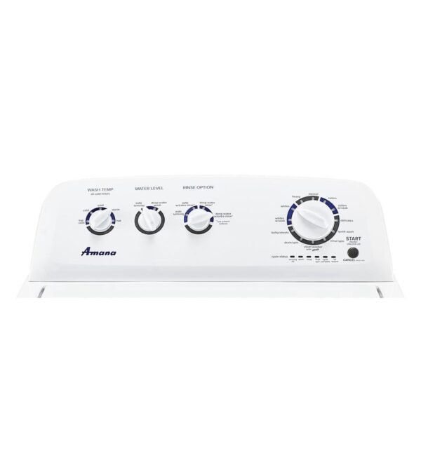 Amana 3.8-cu ft High Efficiency Agitator Top-Load Washer (White) - Image 3