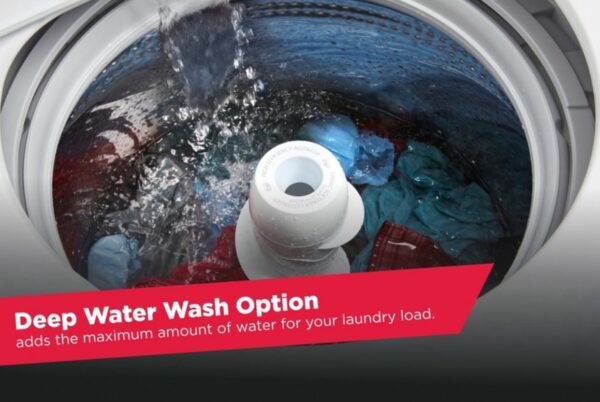 Amana 3.8-cu ft High Efficiency Agitator Top-Load Washer (White) - Image 7