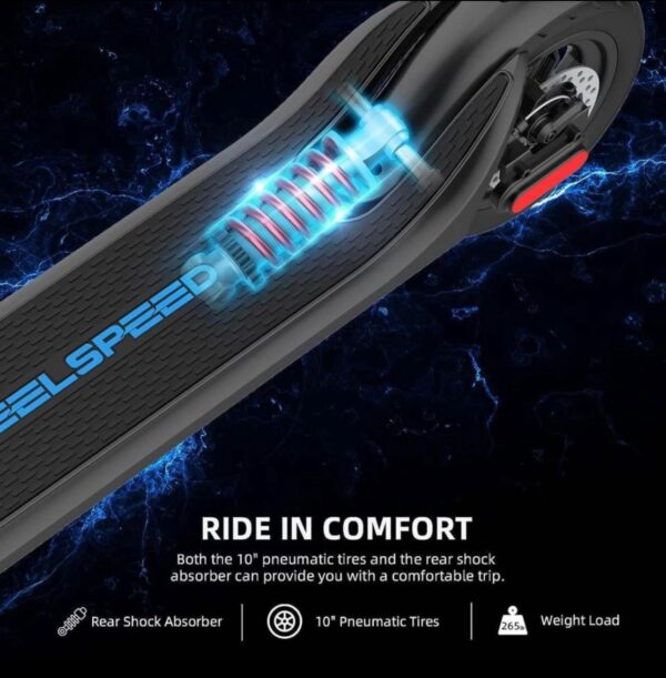 Wheelspeed Electric Scooter, WS1 PRO 35-40 Miles range &19 Mph Commuting Electric Scooter,400W Motor - Image 4