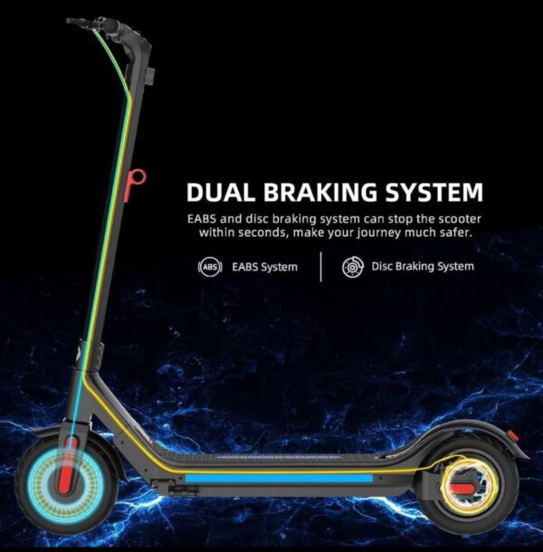 Wheelspeed Electric Scooter, WS1 PRO 35-40 Miles range &19 Mph Commuting Electric Scooter,400W Motor - Image 6