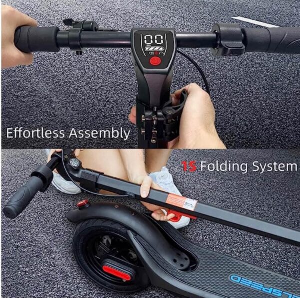 Wheelspeed Electric Scooter, WS1 PRO 35-40 Miles range &19 Mph Commuting Electric Scooter,400W Motor - Image 7
