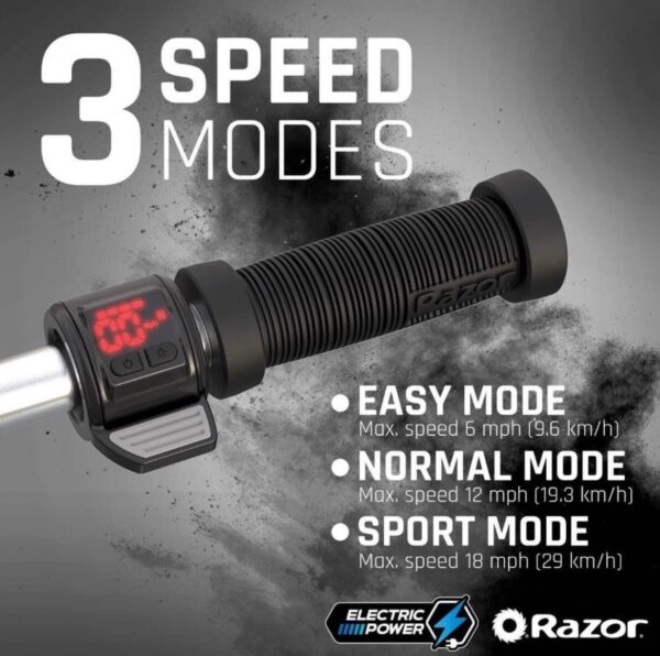 Razor Icon Electric Scooter – Up to 18 MPH, Up to 18 Miles Range, Foldable and Portable, for Adult - Image 7