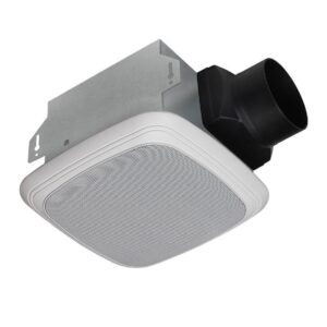 Homewerks 70 CFM Ceiling Bathroom Exhaust Fan with Bluetooth Speaker