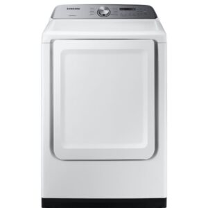 Samsung 7.4-cu ft Reversible Side Swing Door Gas Dryer (White)