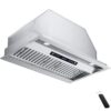 IKTCH 36 inch Built-in/Insert Range Hood 900 CFM, Ducted/Ductless Convertible Duct, Stainless Steel