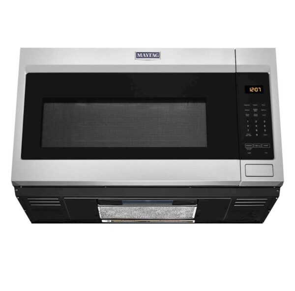 Maytag 1.7-cu ft 1000-Watt Over-the-Range Microwave (Fingerprint Resistant Stainless Steel) - Image 4