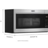 Maytag 1.7-cu ft 1000-Watt Over-the-Range Microwave (Fingerprint Resistant Stainless Steel) - Image 3