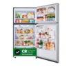 LG 24-cu ft Top-Freezer Refrigerator with Ice Maker (Printproof Stainless Steel) Garage Ready - Image 2