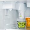 LG 24-cu ft Top-Freezer Refrigerator with Ice Maker (Printproof Stainless Steel) Garage Ready - Image 3
