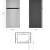 LG 24-cu ft Top-Freezer Refrigerator with Ice Maker (Printproof Stainless Steel) Garage Ready - Image 5