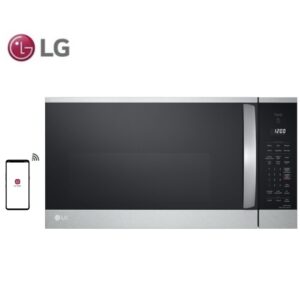 LG 1.8-cu ft 1000-Watt Smart Over-the-Range Microwave with Sensor Cooking Printproof Stainless Steel