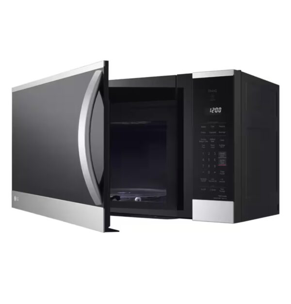 LG 1.8-cu ft 1000-Watt Smart Over-the-Range Microwave with Sensor Cooking Printproof Stainless Steel - Image 6